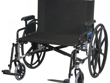 Regency XL 2002 Fixed Back Wheelchair, Full Length, Bariatric Wheelchair For Sale