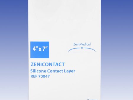 ZeniCONTACT Silicone non-adherent contact layer, 4  x 7  - Pack of 10 For Cheap