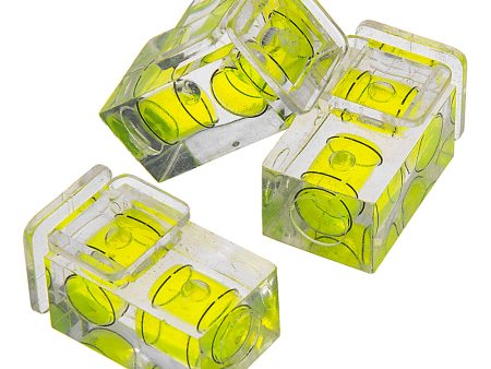 Fotodiox 3x Double-Axis Bubble Spirit Levels, Set of Three Hot Shoe Inserts For Discount