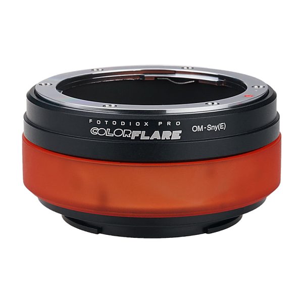 ArtFX ColorFlare Adapter for Olympus Zuiko (OM) 35mm SLR Lens to Sony Alpha E-Mount Mirrorless Camera Body - Light Leak   Flare Inducing Adapter from Fotodiox Pro **Clearance** Online now