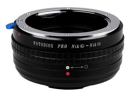 Fotodiox Pro Lens Adapter with Built-In Aperture Control Dial - Compatible with Nikon F Mount G-Type D SLR Lenses to Nikon 1-Series Mirrorless Cameras For Cheap