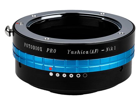 Fotodiox Pro Lens Adapter with Built-In Aperture Control Dial - Compatible with Yashica 230 AF SLR Lenses to Nikon 1-Series Mirrorless Cameras Online Sale