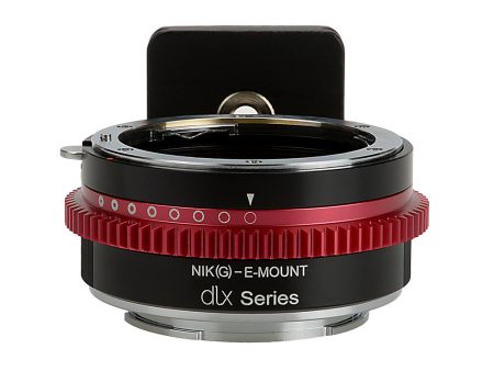 Fotodiox DLX Lens Mount Adapter - Nikon Nikkor F Mount G-Type D SLR Lens to Sony Alpha E-Mount Mirrorless Camera Body Discount