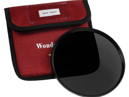 Fotodiox Pro 145mm Neutral Density 16 (4-Stop) Filter - Coated ND16 Filter (works with WonderPana 145 & 66 Systems) For Sale