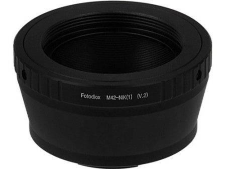 Fotodiox Lens Adapter - Compatible with M42 (Type 2) Screw Mount SLR Lenses to Nikon 1-Series Mirrorless Cameras For Sale