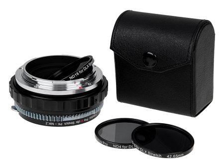 Fotodiox DLX Stretch Lens Adapter - Compatible with Pentax K Auto Focus Mount (PK AF) DSLR Lens to Nikon Z-Mount Mirrorless Cameras with Macro Focusing Helicoid and Magnetic Drop-In Filters For Sale