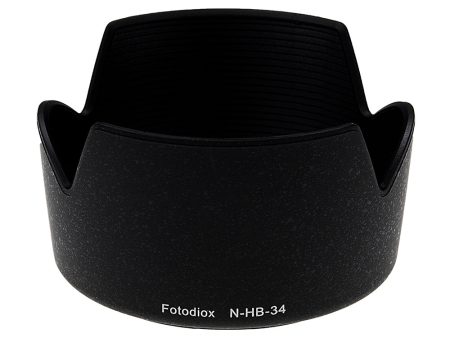 Fotodiox Lens Hood Replacement for HB-34 Compatible with Nikon AF-S DX VR Zoom-Nikkor 55-200mm f 4-5.6G IF-ED (3.6x) Lens on Sale