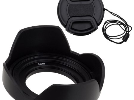 Fotodiox Reversible Lens Hood Kit for Samsung 16-50mm f 3.5-5.6 Power Zoom ED OIS Kit Lens, Reversible Tulip Flower Hood w Cap f Samsung Kit Lenses For Cheap