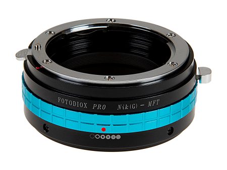 Fotodiox Pro Lens Mount Adapter - Nikon Nikkor F Mount G-Type D SLR Lens to Micro Four Thirds (MFT, M4 3) Mount Mirrorless Camera Body, with Built-In Aperture Control Dial Online Hot Sale