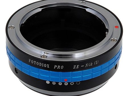 Fotodiox Pro Lens Adapter with Built-In Aperture Control Dial - Compatible with Mamiya 35mm (ZE) SLR Lenses to Nikon 1-Series Mirrorless Cameras For Discount