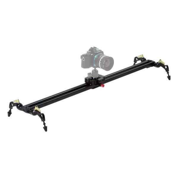 Fotodiox Pro SlideCam - Video Slider Stabilizer, DSLR Camera Track Slider, Linear Stabilization Rail System With Ball-Bearing Slide Mechanism, Adjustable Legs and Carrying Case Online now