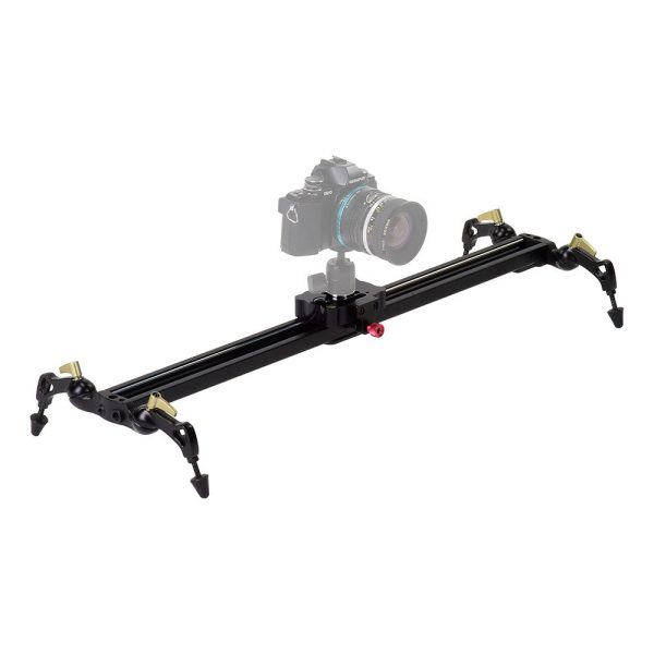 Fotodiox Pro SlideCam - Video Slider Stabilizer, DSLR Camera Track Slider, Linear Stabilization Rail System With Ball-Bearing Slide Mechanism, Adjustable Legs and Carrying Case Online now