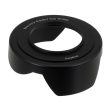 Fotodiox Reversible Lens Hood Kit for Lumix G Vario 14-42mm f 3.5-5.6 II APSH. MEGA O.I.S. Kit Lens, Reversible Tulip Flower Hood w Cap f MFT Kit Lenses on Sale