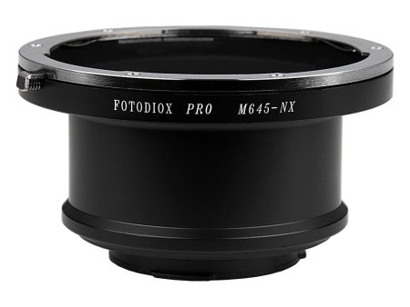 Fotodiox Pro Lens Adapter - Compatible with Mamiya 645 (M645) Mount Lenses to Samsung NX Mount Mirrorless Cameras Online now