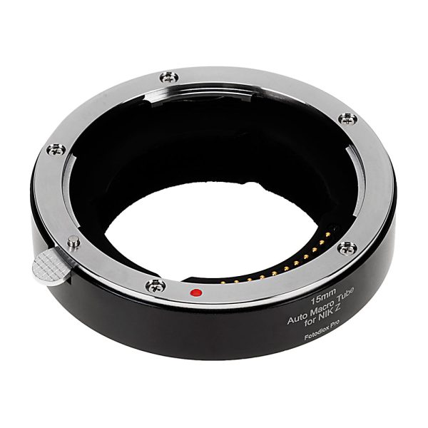 Fotodiox Pro Automatic Macro Extension Tube, 15mm Section - for Nikon Z-Mount MILC Cameras for Extreme Close-up Photography Online Sale