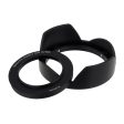 Fotodiox Reversible Lens Hood Kit for Lumix G Vario 14-42mm f 3.5-5.6 II APSH. MEGA O.I.S. Kit Lens, Reversible Tulip Flower Hood w Cap f MFT Kit Lenses on Sale