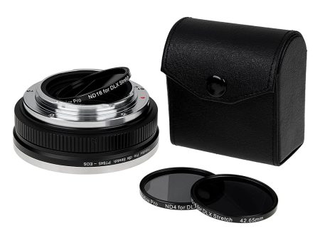 Fotodiox DLX Stretch Lens Adapter - Compatible with Pentax 645 (P645) Mount SLR Lens to Canon EOS (EF, EF-S) Mount D SLR Cameras with Macro Focusing Helicoid and Magnetic Drop-In Filters Hot on Sale