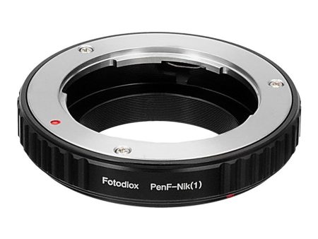 Fotodiox Lens Adapter - Compatible with Olympus Pen F SLR Lenses to Nikon 1-Series Mirrorless Cameras Online now