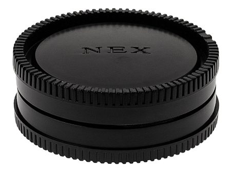 Fotodiox Camera Body & Rear Lens Cap Set for All Sony Alpha E-Mount Compatible Cameras & Lenses Fashion