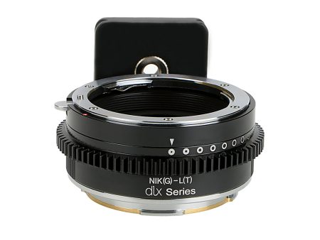 Fotodiox DLX Lens Adapter - Compatible with Nikon F Mount G-Type D SLR Lenses to L-Mount Alliance Mirrorless Cameras, with Long-Throw De-Clicked Aperture Control Fashion