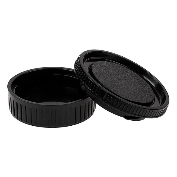 Fotodiox Camera Body & Rear Lens Cap Set for All Minolta SR MD MC Compatible Cameras & Lenses - Black on Sale