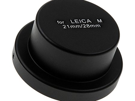 Fotodiox Leica M Metal Deep Rear Lens Cap - Black Protective Deep Rear Cap for Leica M 21mm & 28mm Wide Angle Lenses Online Sale