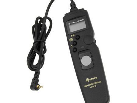 Aputure Timer Camera Remote Control Shutter Cable - Inexpensive Intervalometer for Time Lapse Cheap