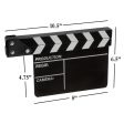 Fotodiox Movie Clapboard (Clapper), Production Slate, Directors Slate Board - 6.5x10.5in Size Discount