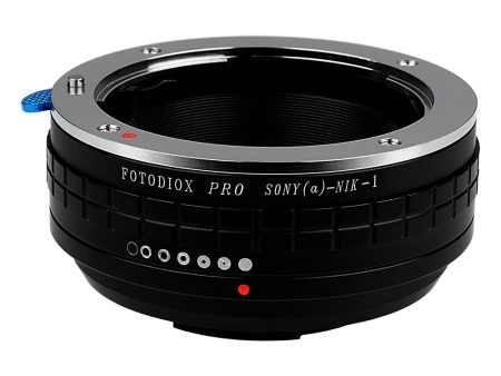 Fotodiox Pro Lens Adapter with Built-In Aperture Control Dial - Compatible with Sony Alpha A-Mount (and Minolta AF) DSLR Lenses to Nikon 1-Series Mirrorless Cameras For Discount