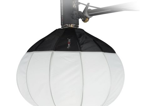 Fotodiox Lantern Softbox with Bowens Insert (2025) - Quick Collapse Globe Softbox with Partial Silver Reflective Interior Fashion