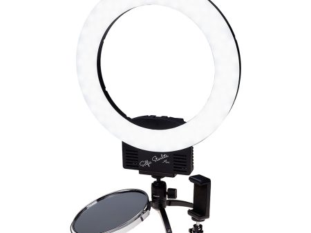 Fotodiox Selfie Starlite Mini w  Tabletop Tripod - 12in Bi-Color Dimmable LED Ring Light for Photography, Makeup, YouTube, Live Streaming Video & more Online Sale