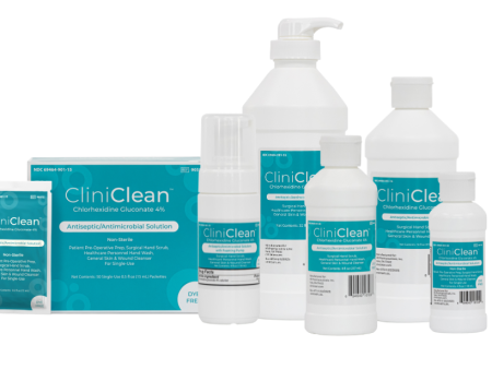 CliniClean Chlorhexidine Gluconate 4% - Antiseptic Antimicrobial Solution Discount