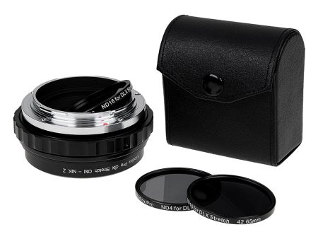 Fotodiox DLX Stretch Lens Adapter - Compatible with Olympus Zuiko (OM) 35mm SLR Lens to Nikon Z-Mount Mirrorless Cameras with Macro Focusing Helicoid and Magnetic Drop-In Filters Fashion