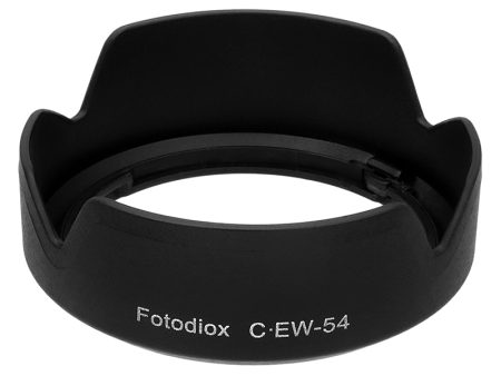 Fotodiox EW-54 Bayonet Lens Hood for The Canon EF-M 18-55mm f 3.5-5.6 is STM Lens (Replaces Canon EW-54) Sale