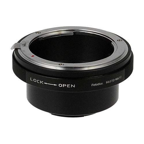 Fotodiox Lens Adapter with Built-In Aperture Control Dial - Compatible with Nikon F Mount G-Type D SLR Lenses to Nikon 1-Series Mirrorless Cameras Sale