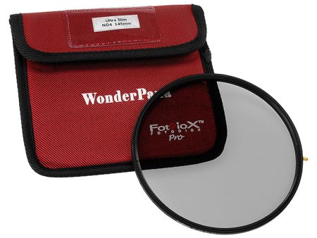 Fotodiox Pro 145mm Ultra Slim Neutral Density 4 (2-Stop) Filter - Multi Coated ND4 Filter (works with WonderPana 145 & 66 Systems) For Cheap