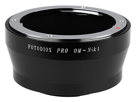 Fotodiox Pro Lens Adapter - Compatible with Olympus Zuiko (OM) 35mm SLR Lenses to Nikon 1-Series Mirrorless Cameras on Sale