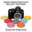 Fotodiox Designer Body Cap for All Nikon F SLR DSLR Cameras Hot on Sale