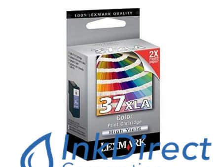 Genuine Lexmark 18C2200 Lex 37XL A- NON-PREBATE Ink Jet Cartridge Color For Sale