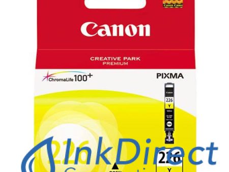 Genuine Canon  4549B001AA  CLI-226Y Ink Jet Cartridge Yellow on Sale