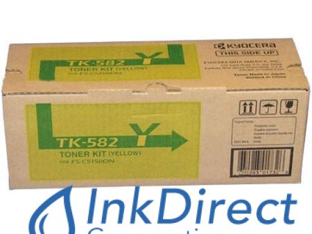 Genuine Kyocera Mita 1T02KTAUS0   TK-582Y TK582Y Toner Cartridge Yellow Sale