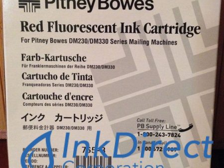 Genuine Oce-Pitney Bowes-Imagistic 7653 765-3 Ink Red on Sale